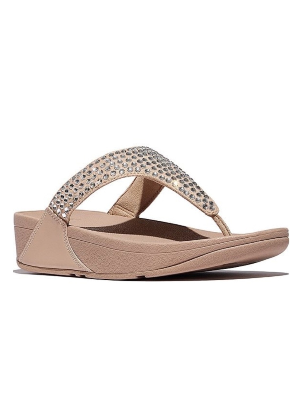 FitFlop Lulu Maxi-Crystal Toe-Post Sandals